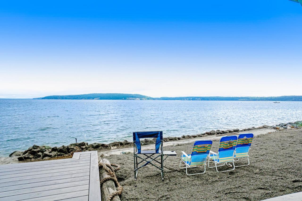 ラングリー Whidbey Shores Waterfront Retreatヴィラ エクステリア 写真