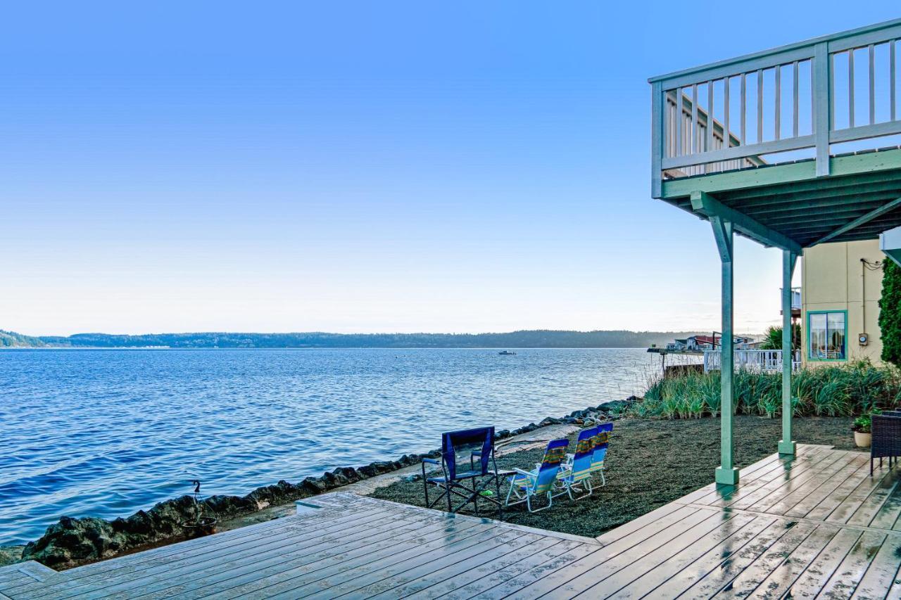 ラングリー Whidbey Shores Waterfront Retreatヴィラ エクステリア 写真